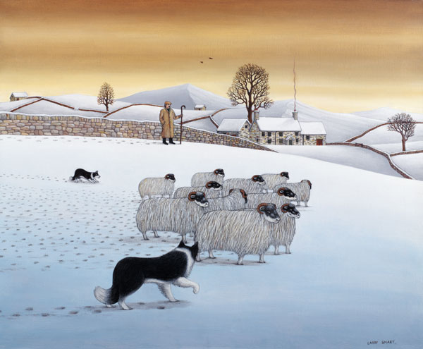 The Fells in Winter, 1984 (acrylic on linen)  from Larry  Smart