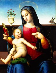 Madonna mit Kind und Stieglitz from Leonardo da Pistoia