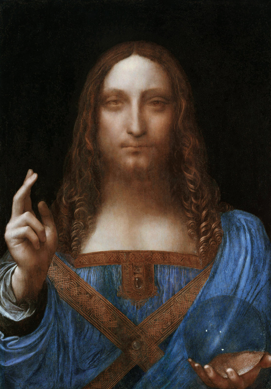 Christ as Salvator Mundi from Leonardo da Vinci
