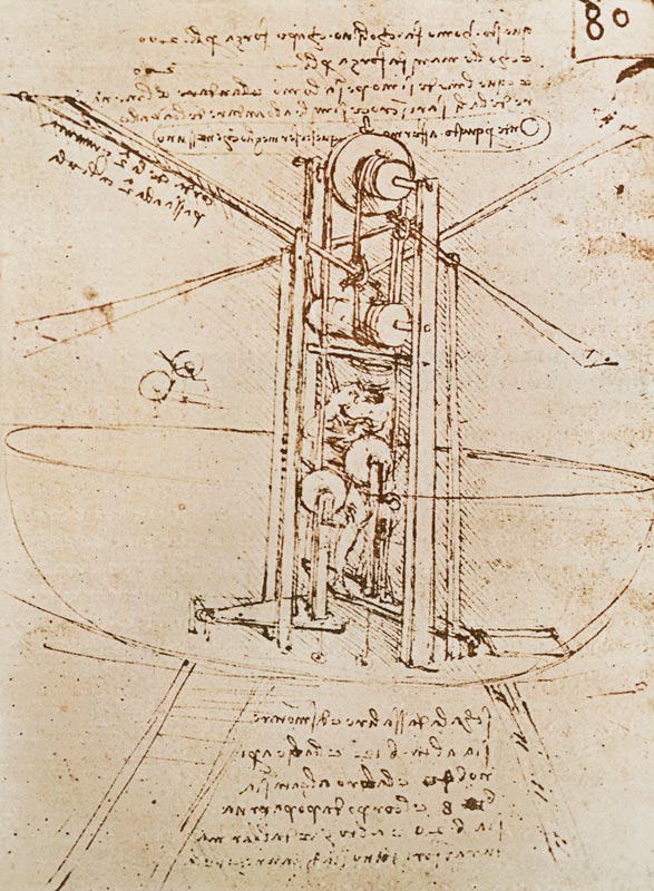 Flugmaschine from Leonardo da Vinci