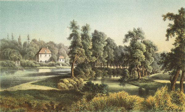 Weimar, Goethes Gartenhaus from Leopold Müller