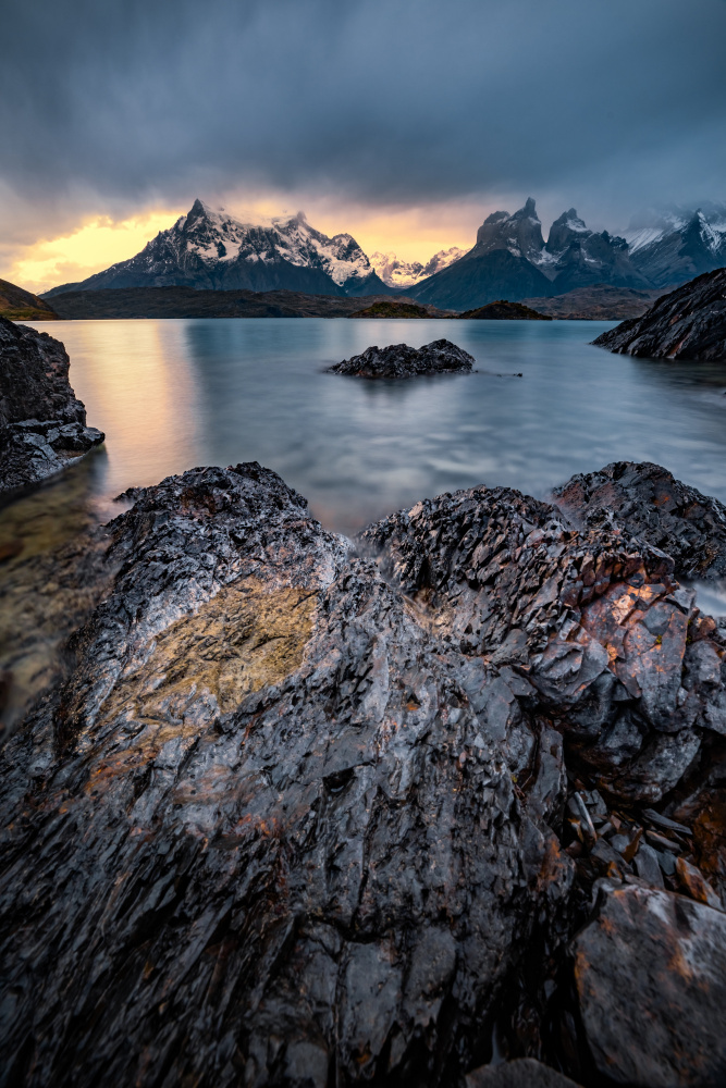 Torres del Paine im Sonnenuntergang from Li Ying