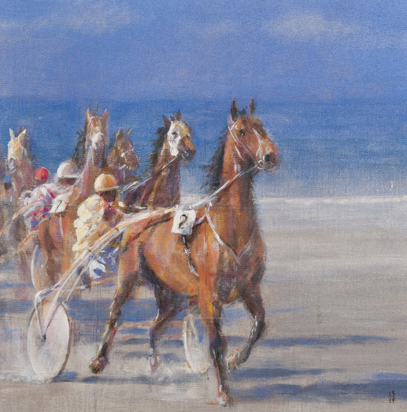 Trotting races, Lancieux, Brittany from Lincoln  Seligman