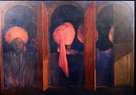 Turbans at the Window (oil on canvas)  from Lincoln  Seligman