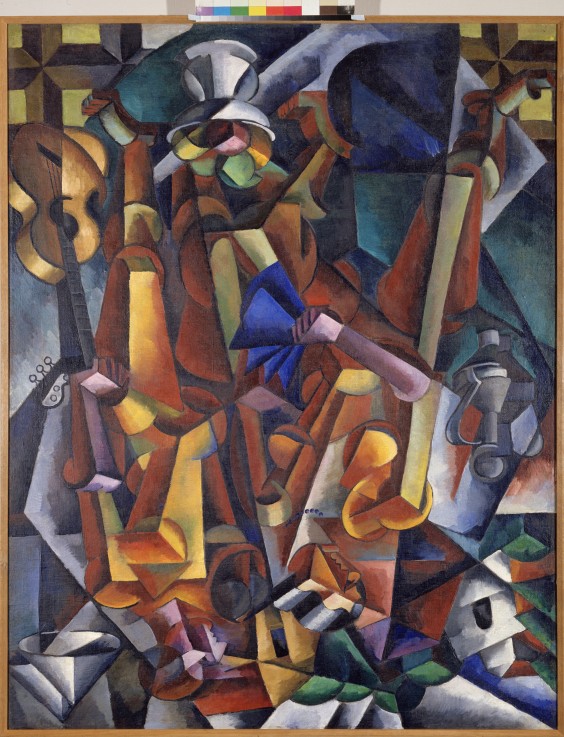 Composition with figures from Ljubow Sergejewna Popowa
