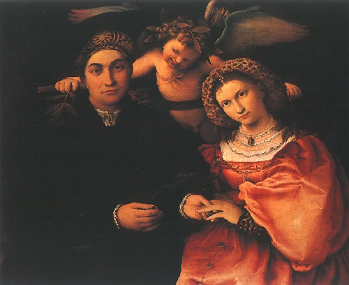 Marsilio Cassotto und seine Frau from Lorenzo Lotto