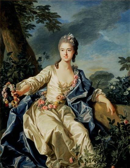The Comtesse de Beaurepaire from Louis Michel van Loo