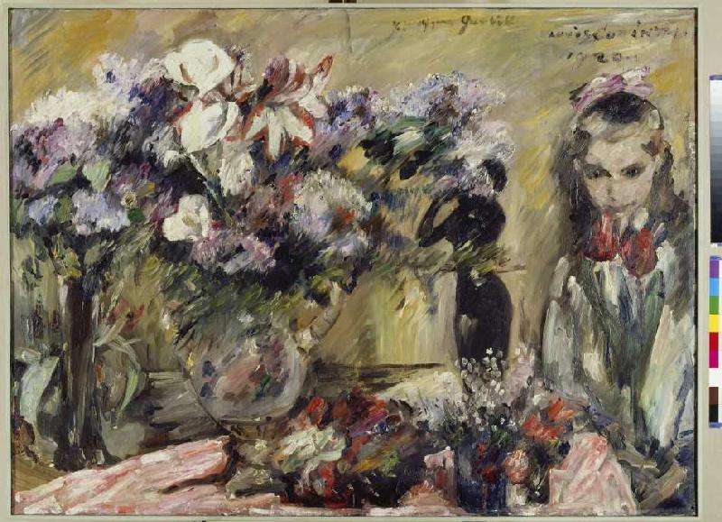 Mädchen mit Blumen from Lovis Corinth