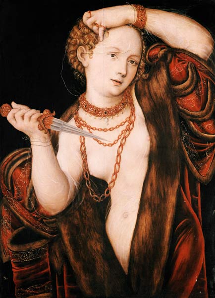 Lucretia, after 1537 from Lucas Cranach d. Ä.
