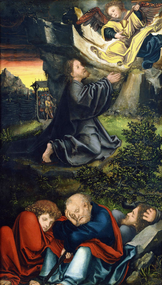 The Agony in the Garden from Lucas Cranach d. Ä.
