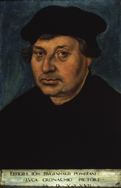 Bugenhagen, Porträt from Lucas Cranach d. Ä.