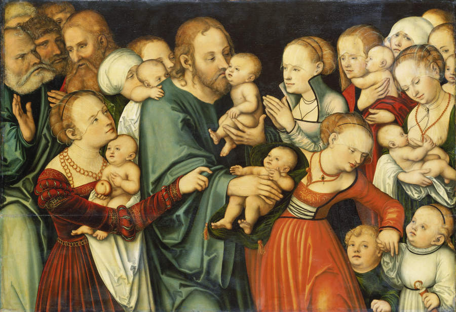 Christus segnet die Kinder from Lucas Cranach d. Ä.