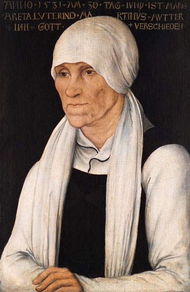 Luthers Mutter from Lucas Cranach d. Ä.