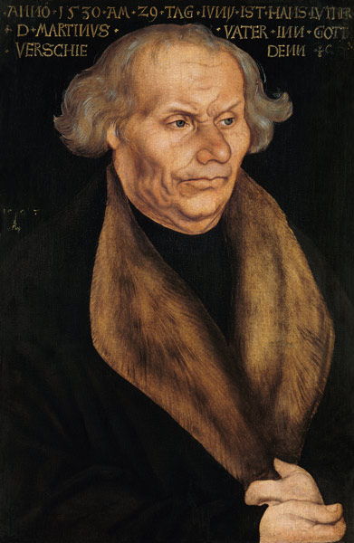 Luthers Vater from Lucas Cranach d. Ä.