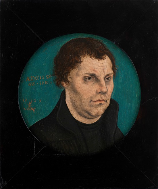 Martin Luther (1483-1546) from Lucas Cranach d. Ä.