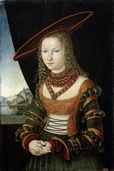 Portrait of a Lady from Lucas Cranach d. Ä.