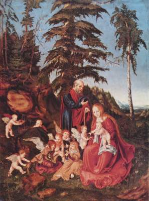 Ruhe auf der Flucht from Lucas Cranach d. Ä.