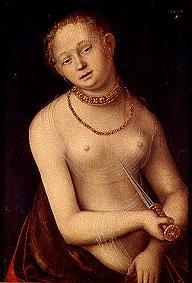 Selbstmord der Lucretia. from Lucas Cranach d. Ä.