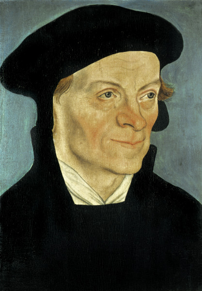 Spalatin , Portrait from Lucas Cranach d. Ä.