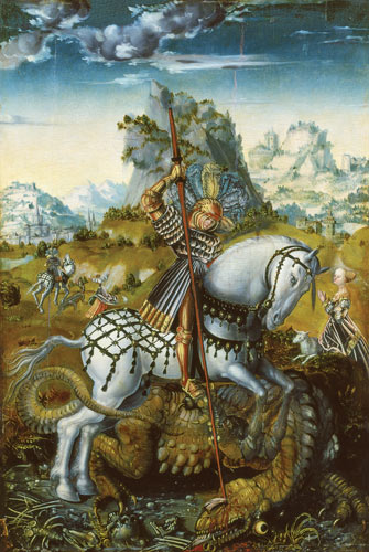 St. George from Lucas Cranach d. Ä.