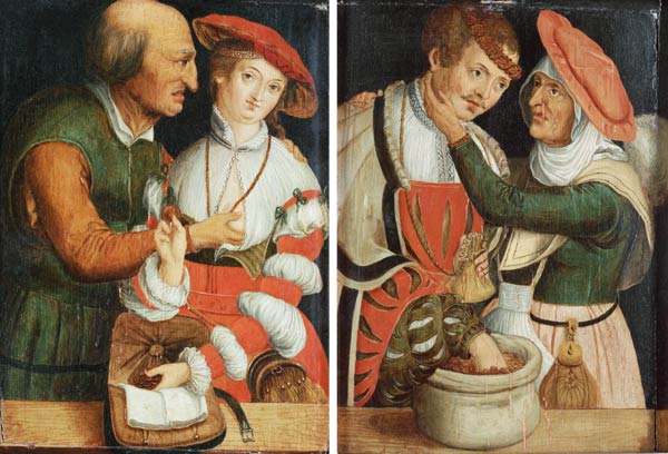 The Unequal Couples from Lucas Cranach d. Ä.