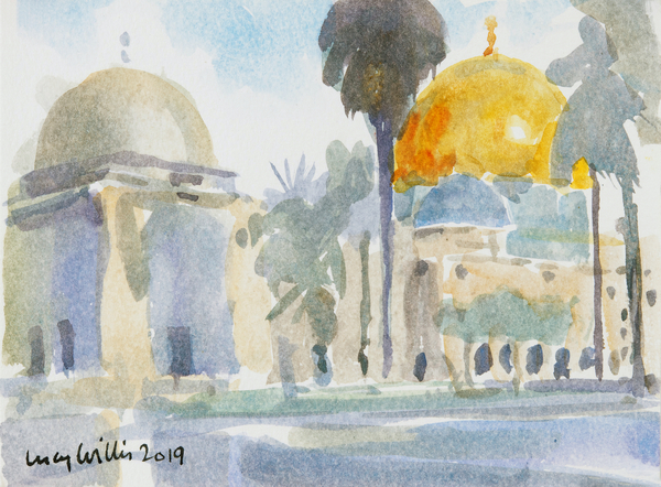 The Golden Dome, Jerusalem from Lucy Willis