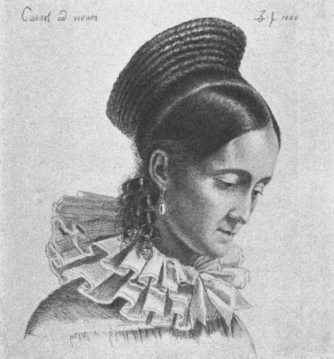 Charlotte Amalie Hassenpflug from Ludwig Emil Grimm
