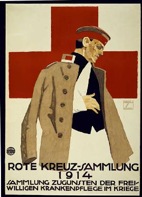 Spendenaktion für das Deutsche Rote Kreuz, Kneipe. 1914