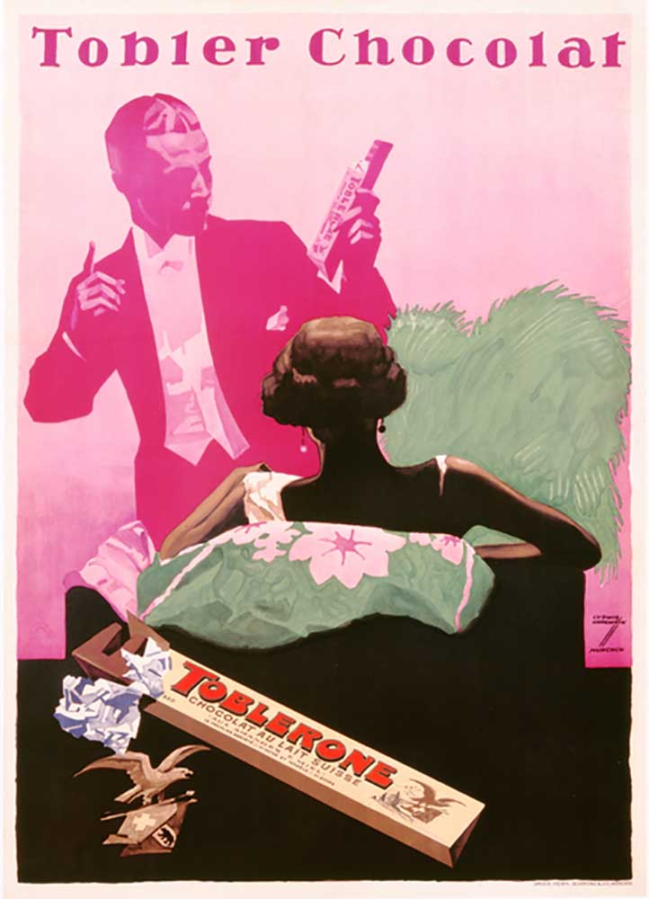 Werbung für Tobler Schokolade, um 1930 from Ludwig Hohlwein