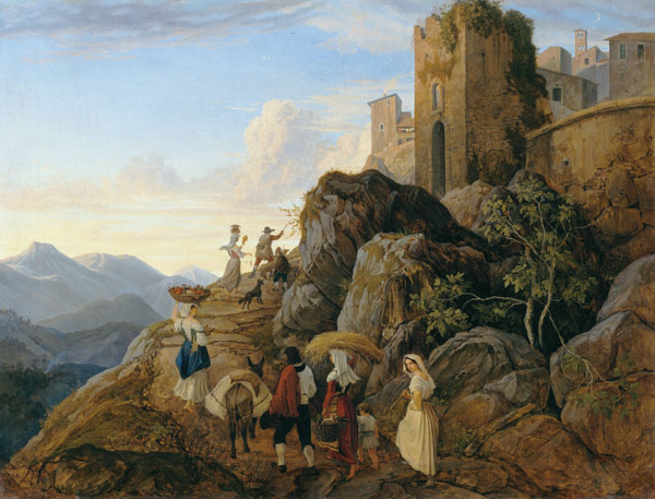 Civitella (Der Abend) from Ludwig Richter