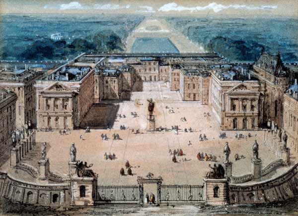 View of Versailles from Luigi Loir