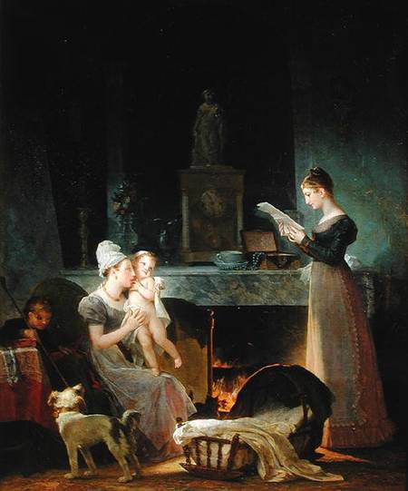 Reading the Letter from Marguerite Gérard