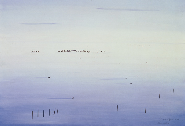 Le Vaccares, 1987 (gouache on paper)  from Marie  Hugo