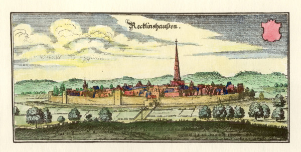 Recklinghausen im 17.Jh from Matthäus Merian