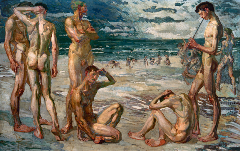Junge Männer am Meer from Max Beckmann
