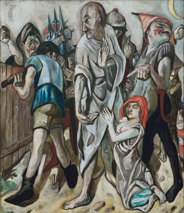 Christus und die Ehebrecherin from Max Beckmann