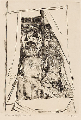 Kinder am Fenster. 1922 (H. 237 II A) from Max Beckmann