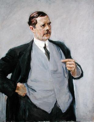 The Architect, Peter Behrens (1869-1940), 1913 (oil on canvas) from Max Liebermann
