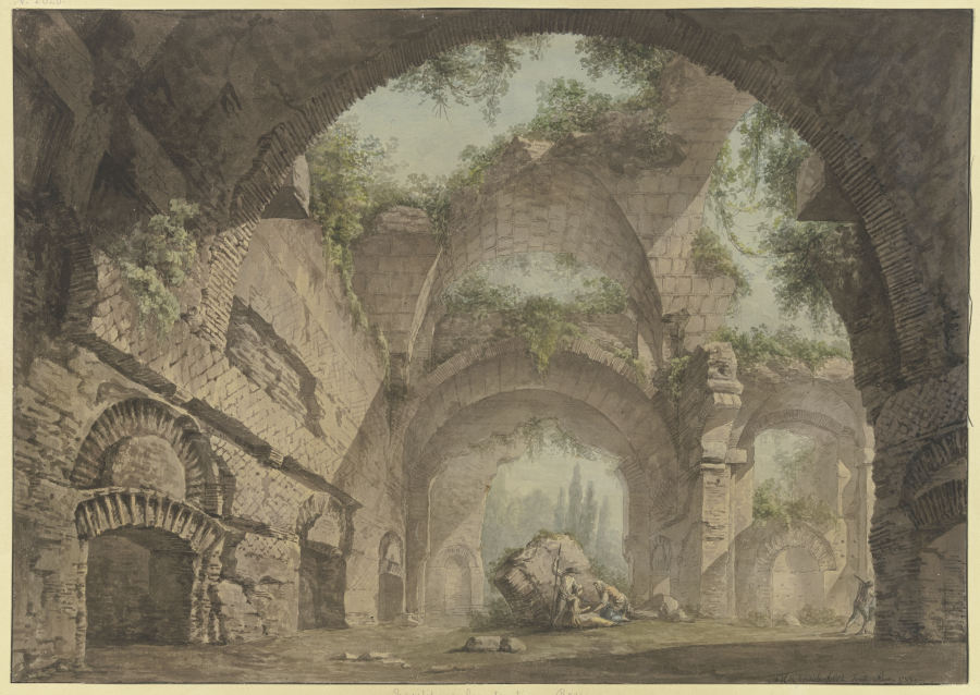 Römische Ruinenhalle: die Konstantinsbasilika from Maximilian von Verschaffelt