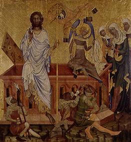 Die Auferstehung Christi. from Meister d.Altars von Hohenfurth