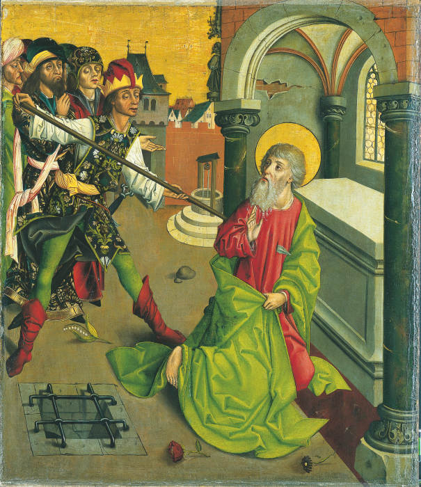 Martyrium des Hl. Thomas from Meister des Winkler-Epitaphs
