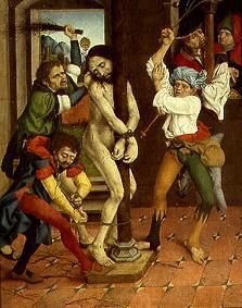 Die Geisselung Jesu. Flügel eines Altars from Meister LCz  -des Strache-Altars