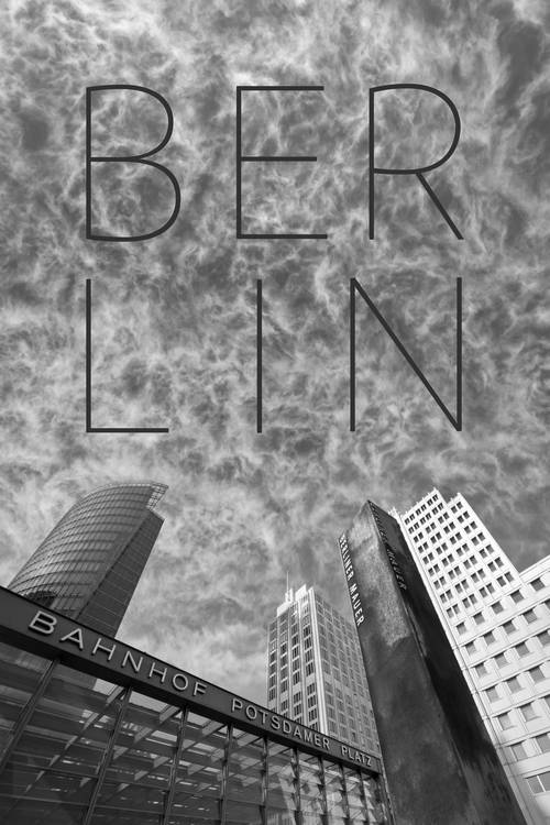 BERLIN Potsdamer Platz | Text & Skyline from Melanie Viola