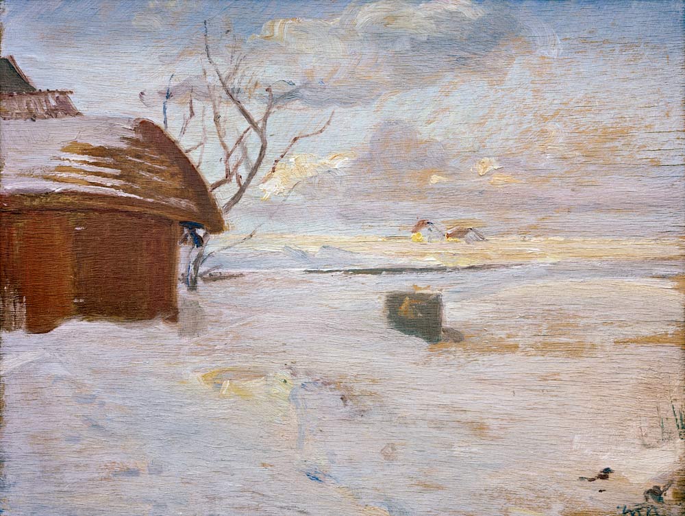 Schneelandschaft from Michael Peter Ancher