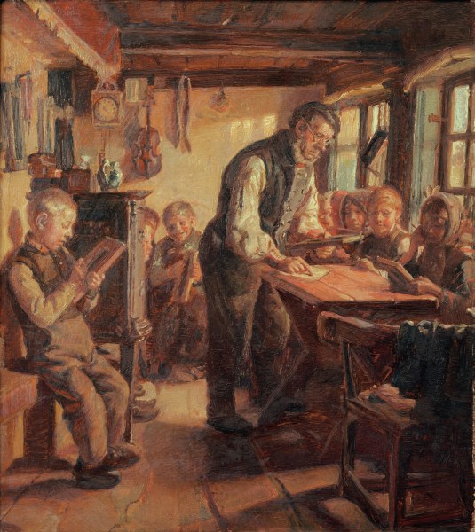 Dorfschule in Skagen from Michael Peter Ancher