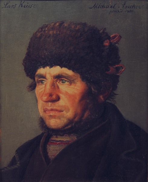 Fischer Lars Kruse from Michael Peter Ancher
