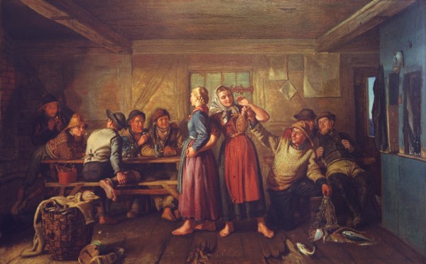 Szene in einer Wirtsstube from Michael Peter Ancher