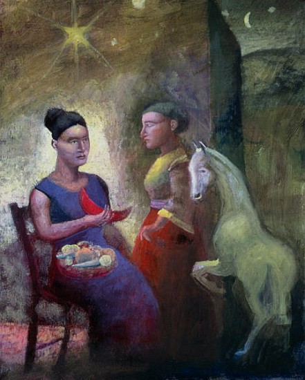 Teaching Pegasus II, 2004 (oil on canvas)  from Michael  Rooney