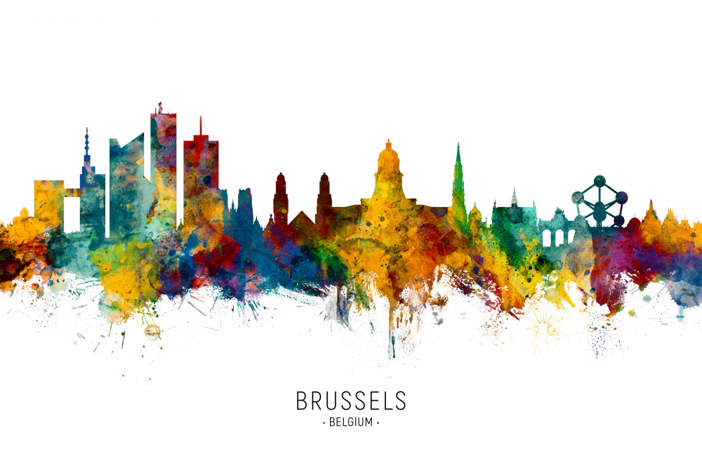 Skyline von Brüssel,Belgien from Michael Tompsett