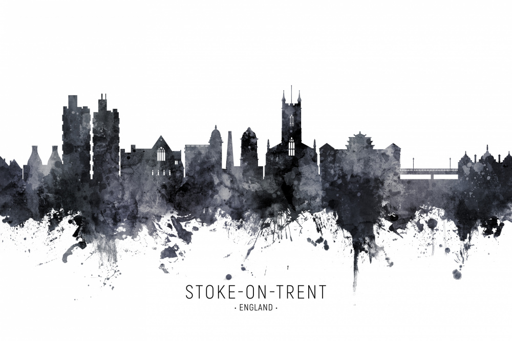 Skyline von Stoke-on-Trent,England from Michael Tompsett